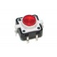 KEY SWITCH N.O. 12x12mm with RED LED