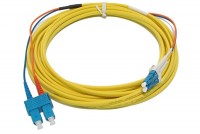 SINGLEMODE SC-LC DUPLEX PATCHCORD TWIN 5m