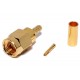 SMA-CONNECTOR Reverse MALE CRIMP FOR RG316/174 CABLE