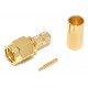 SMA-CONNECTOR MALE CRIMP FOR RG58 CABLE