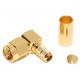 SMA-CONNECTOR MALE CRIMP ELBOW FOR RG58 CABLE