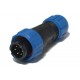 PLUG MALE 6-PIN IP68