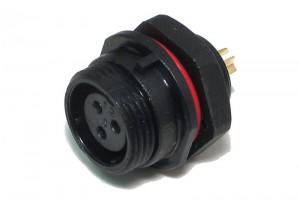 PANEL MOUNT SOCKET FEMALE 3-PIN IP68