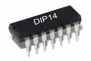 TTL-LOGIIKKAPIIRI NAND 7410 LS-PERHE DIP14