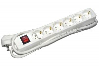 6-WAY POWER OUTLET +SWITCH 1,5m