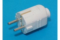 SCHUKO PLUG INDOOR USE WHITE