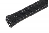 POLYESTER BRAIDED SLEEVE Ø6-12mm BLACK