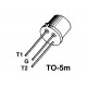 TRIAC 3A 400V 3mA TO5