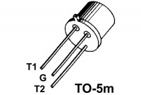 TRIAC 3A 400V 3mA TO5