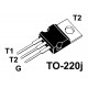 TRIAC 4A 600V 10/30mA TO220