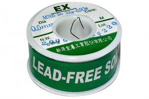 LEAD-FREE SOLDER WIRE 0,5mm 200g