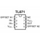 MIKROPIIRI OPAMP TL071