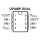 OPERATIONAL AMPLIFIER DUAL (single/dual supply)
