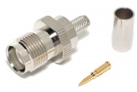 TNC CONNECTOR Reverse FEMALE CRIMP RG58