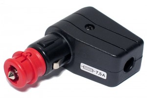 HELLA/CIGARETTE LIGHTER PLUG WITH 7,5A FUSE ANGLE