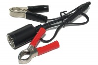 CIGARETTE LIGHTER JACK WITH BATTERY CLAMPS AND FUSE