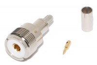 UHF CONNECTOR FEMALE CRIMP RG58