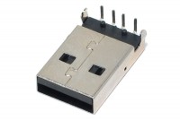 USB A MALE CONNECTOR ANGLED PCB