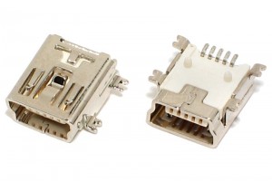 USB miniB SOCKET ANGLED SMD