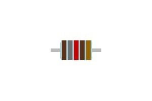 METAL FILM RESISTOR 0,6W: 1,82kohm