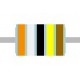 METAL FILM RESISTOR 0,5W: 3,9Mohm