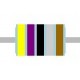 METAL FILM RESISTOR 0,6W: 4,7ohm