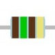 METALLIOKSIDIKALVOVASTUS 1W: 150ohm