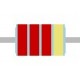 METALLIOKSIDIKALVOVASTUS 1W: 2,2kohm