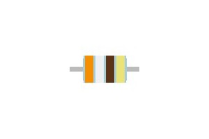 METAL OXIDE FILM RESISTOR 1W: 390ohm