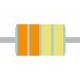 METAL OXIDE FILM RESISTOR 1W: 3,3ohm