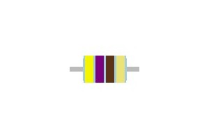 METAL OXIDE FILM RESISTOR 1W: 470ohm
