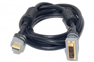 DVI-D/HDMI SINGLE LINK VÄLIKAAPELI 5m