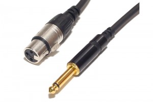 Cordial XLR/PLUG MICROPHONE CABLE 5m