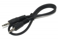 Baltrade.eu - B2B shop - Silicone cable audio AUX plug - jack 3.5 mm stereo  150cm everActive CBS-1.5JB black