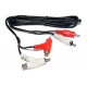 RCA STEREO CABLE EXTENDABLE 1,5m
