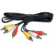 3xRCA VIDEO+AUDIO CABLE 10m