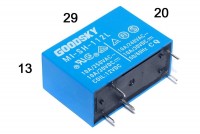 PCB RELAY SPDT 10A 12VDC