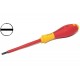 1000V INSULATED SCREWDRIVER SLOTTED TIP 4,0mm 100/208mm