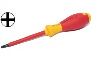 1000V INSULATED SCREWDRIVER PHILLIPS PH2 100/218mm