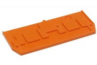 Wago DIN-RAIL 3-CONDUCTOR BLOCK END PLATE