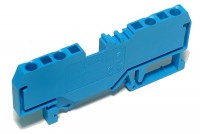 Wago DIN-RAIL 4-CONDUCTOR BLOCK 4x 2,5mm2 (blue)