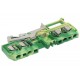 Wago DIN-RAIL 4-CONDUCTOR BLOCK 4x 2,5mm2 (PE)