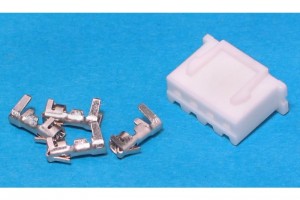 JST XH-CONNECTOR 4-POLE (pins incl.)