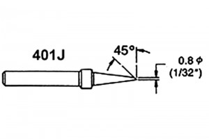 Xytronic LF1000/8000 TIP 0,8mm 45deg
