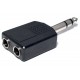 ADAPTER 2x JACK STEREO 6,3mm / PLUG STEREO 6,3mm