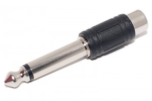 ADAPTER PLUG MONO 6,3mm / RCA FEMALE Marushin