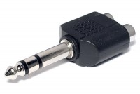 ADAPTERI PLUGI STEREO 6,3mm / 2x RCA NAARAS