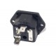 IEC C14 POWER ENTRY SOCKET +FUSE HOLDER