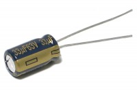 LOW ESR ELECTROLYTIC CAPACITOR 33UF 63V 6,5x12mm