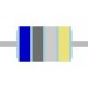 METAL OXIDE FILM RESISTOR 1W: 0,68ohm